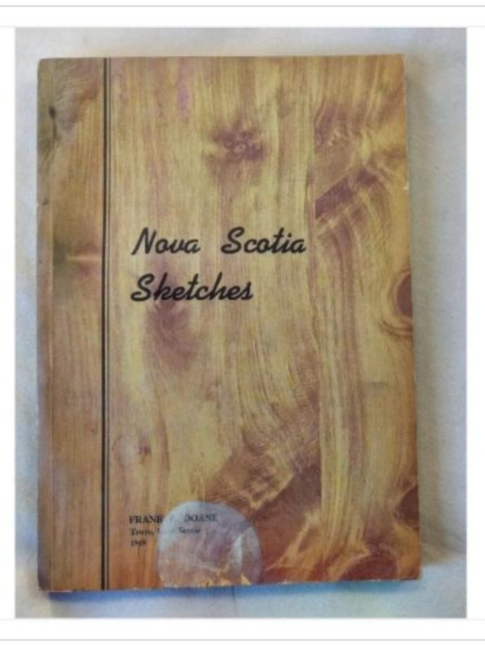 Nova Scotia Sketches Frank A. Doane 1949 Paperback Book Vintage Novel Read